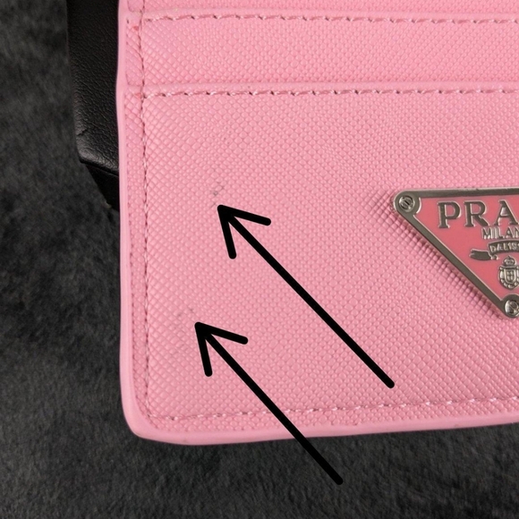 Prada front pocket wallet card case, pink - Picture 8 of 14